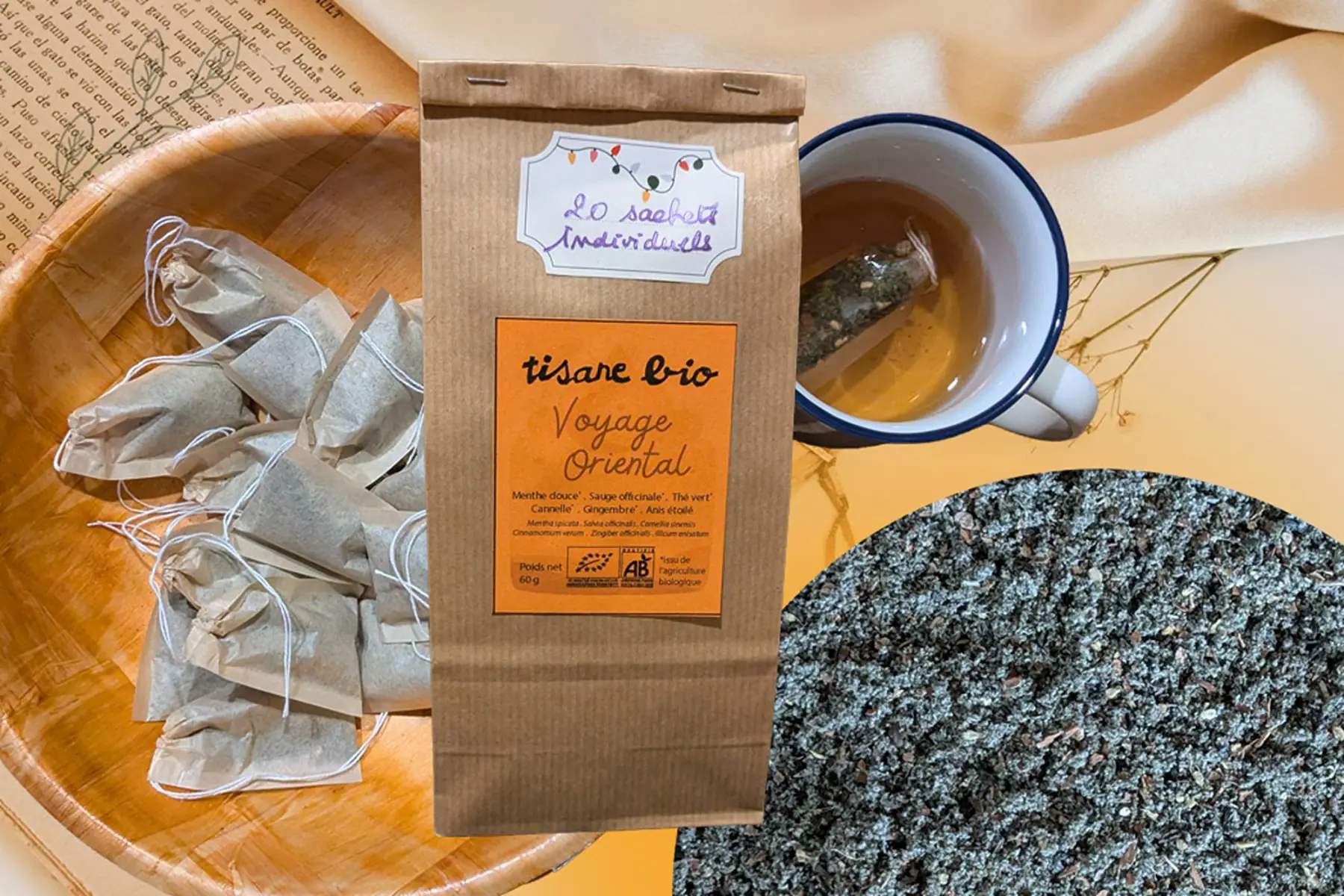 Tisane "Voyage oriental" 20 infusettes