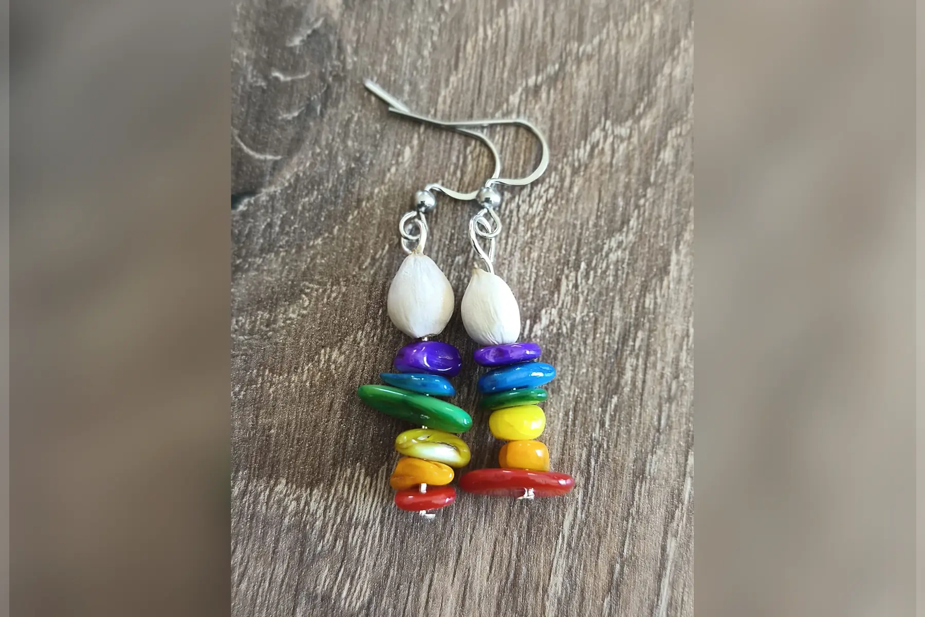 Boucles d’oreilles arc-en-ciel 3