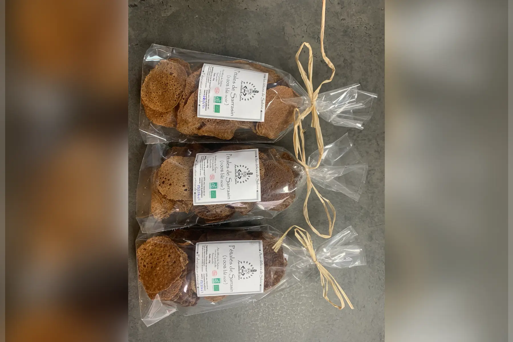 pétales bio 100% blé noir sans gluten
