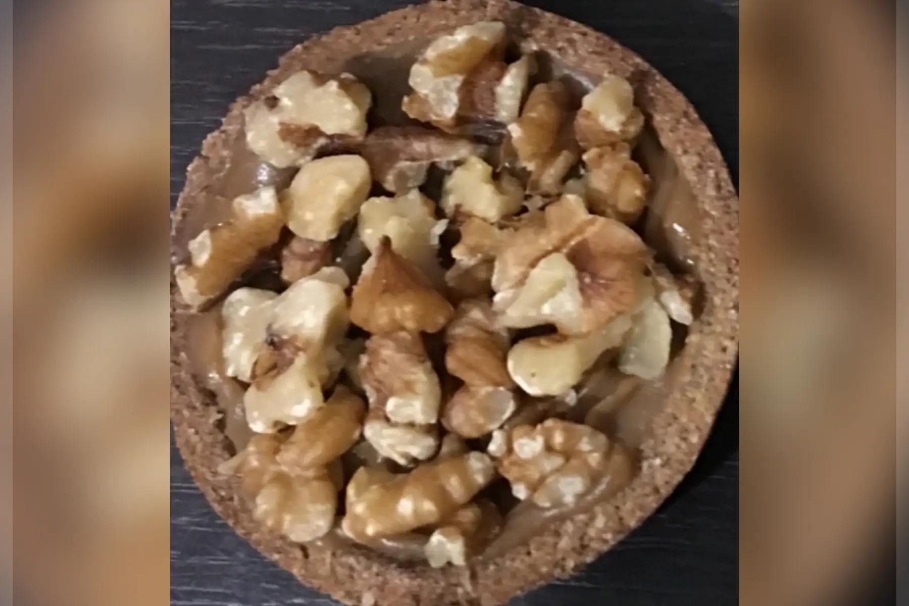 tartelette bio blé noir au caramel au beurre salé noix