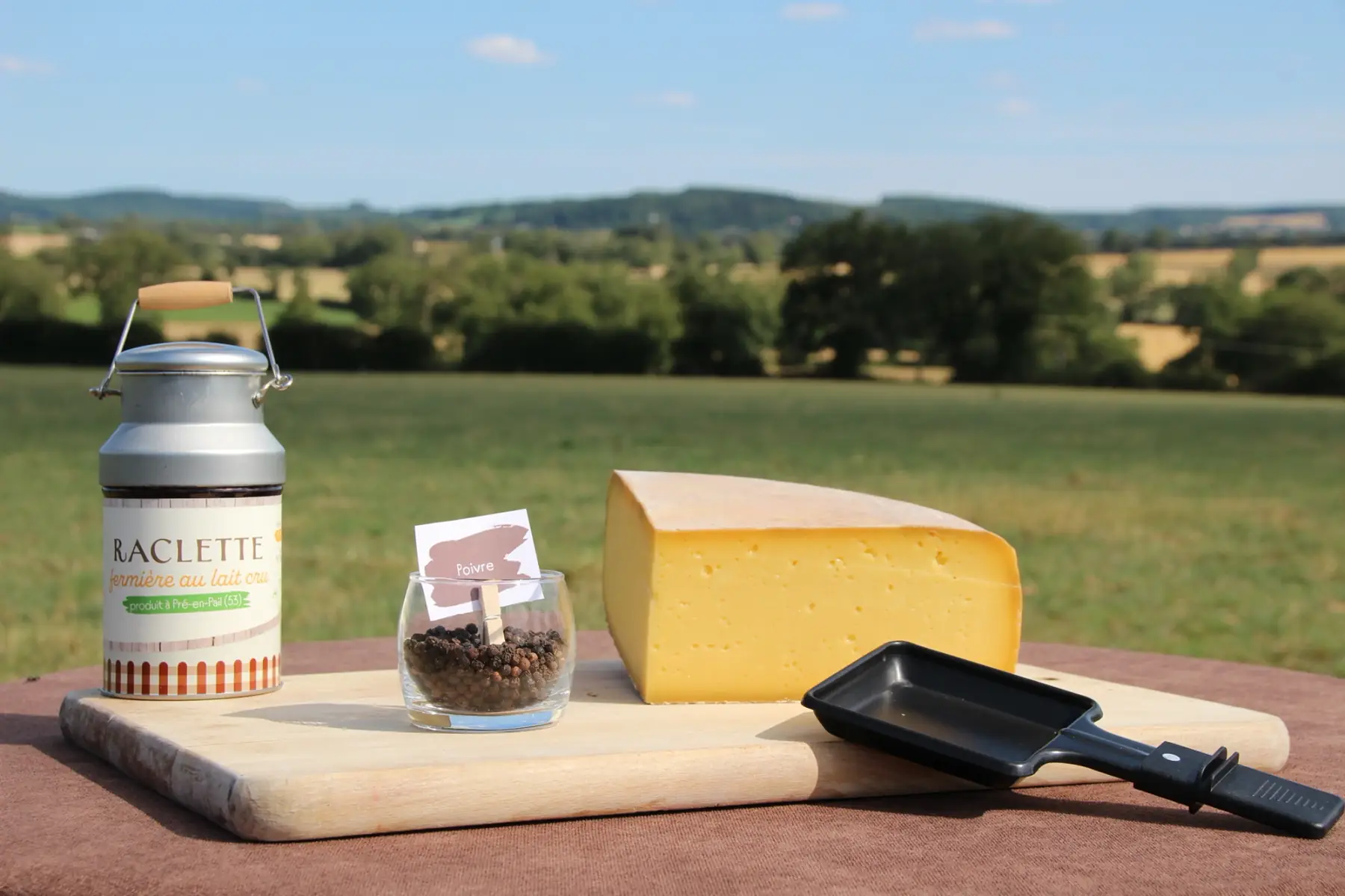 1/4 meule raclette Poivre